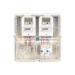 PCBOX-DS02單相二表位電表箱