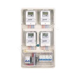 PCBOX-DS04單相四表位電表箱