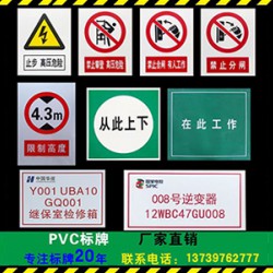 pvc標牌