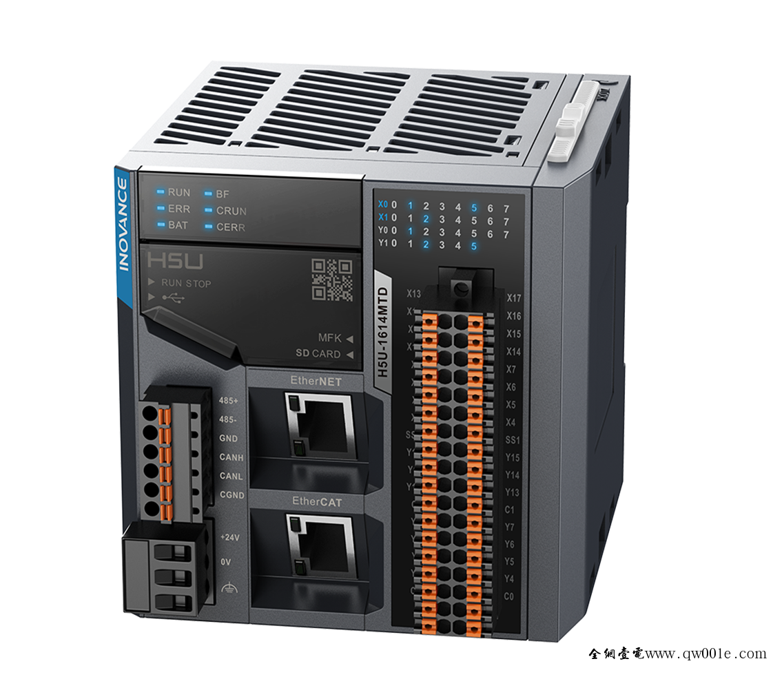 H5U系列  EtherCAT總線高性能小型PLC