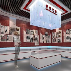 黨建展廳_數字化黨建館_互動多媒體展廳