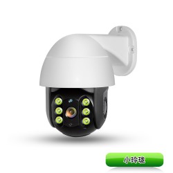 牽心全屋智能攝像頭 聲光報(bào)警  語音報(bào)警 日夜全彩 室外防水?dāng)z像機(jī) 6個(gè)紅外夜視燈 6個(gè)白光燈