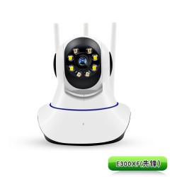 3.0MP室內(nèi)無線WiFi監(jiān)控攝像頭 雙光源三天線先鋒 安防監(jiān)控攝像機智能搖頭語音對講 可插網(wǎng)線  WiFi智能網(wǎng)絡(luò)遠程高清監(jiān)控攝像頭