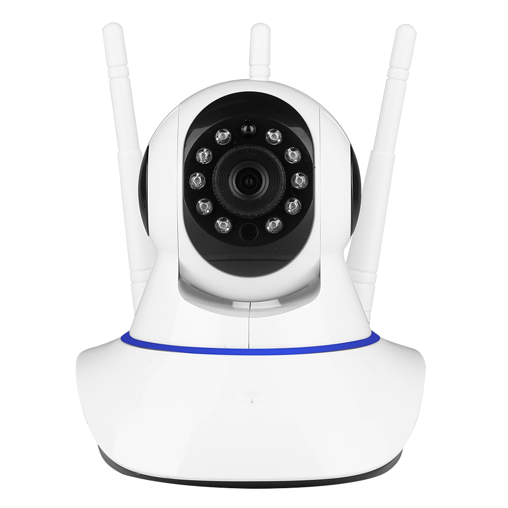 720P 安嘉Yoosee無線攝像頭（三天線十燈先鋒）技威GM8135S WiFi智能網(wǎng)絡(luò)遠(yuǎn)程手機(jī)高清ip camera 監(jiān)控?cái)z像頭軟件yoosee&YYP2P