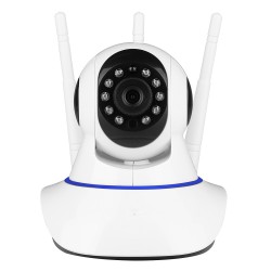 720P 安嘉Yoosee無線攝像頭（三天線十燈先鋒）技威GM8135S WiFi智能網(wǎng)絡(luò)遠程手機高清ip camera 監(jiān)控攝像頭軟件yoosee&YYP2P