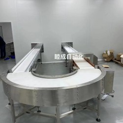 食品轉(zhuǎn)彎皮帶輸送機(jī)