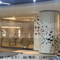 長沙沖孔鋁單板,湖南鋁單板幕墻,勾搭龍骨,A字龍骨,C型沖孔龍骨