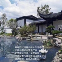 江西文青園林古建廠家水榭戲臺